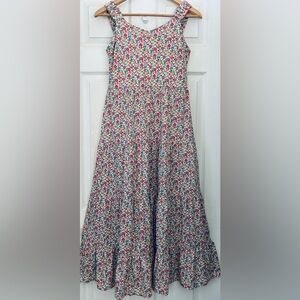 Monteau Floral Maxi Dress in Pink, Green, White